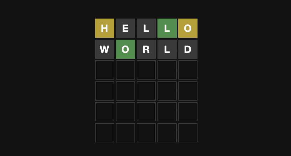 Hello Wordle